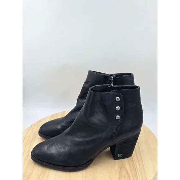 Sam Edelman Mariella Leather Bootie Womens Sz 10M - Picture 2 of 10